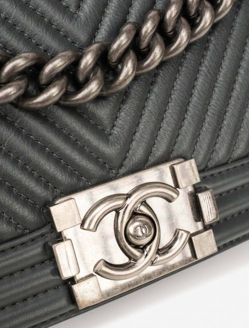 Chanel Boy Agneau Taille Moyenne Trafic Gris