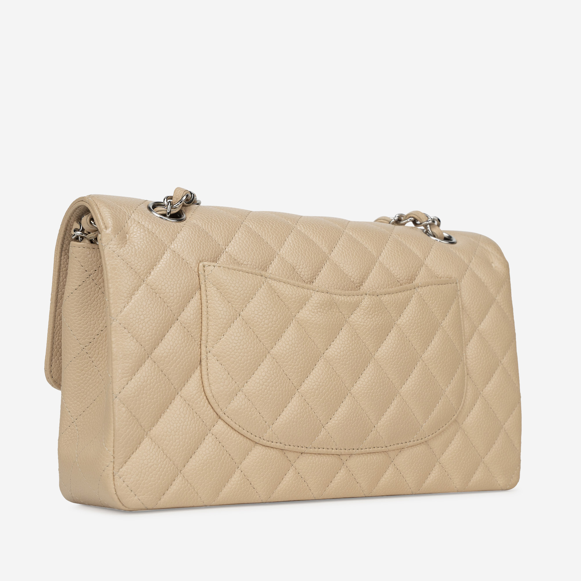 Chanel Timeless handbag in beige suede, Hypebae