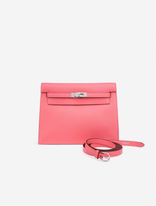 Pre-owned Hermès bag Kelly Danse Evercolor Rose Azalee Pink | Sell your designer bag on Saclab.com