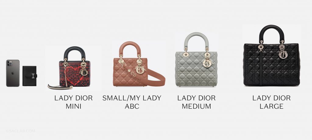 lady dior mini size