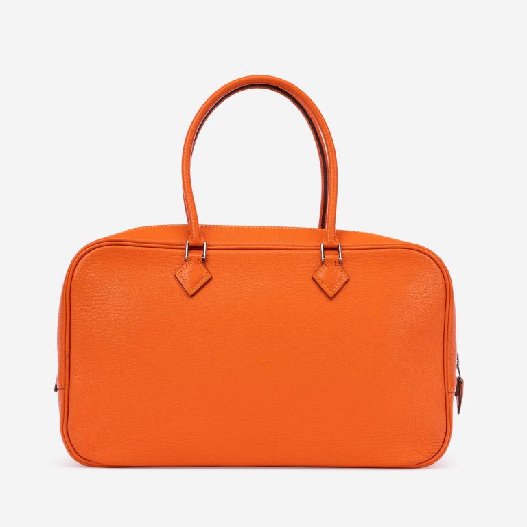 Gebrauchte Hermès Tasche Plume Chevre Orange Orange | Verkaufen Sie Ihre Designer-Tasche auf Saclab.com