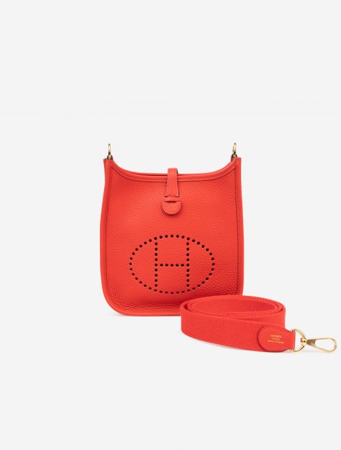 Sac Hermès d'occasion Evelyne 16 Taurillon Clémence Rouge De Coeur Red | Vendez votre sac de créateur sur Saclab.com