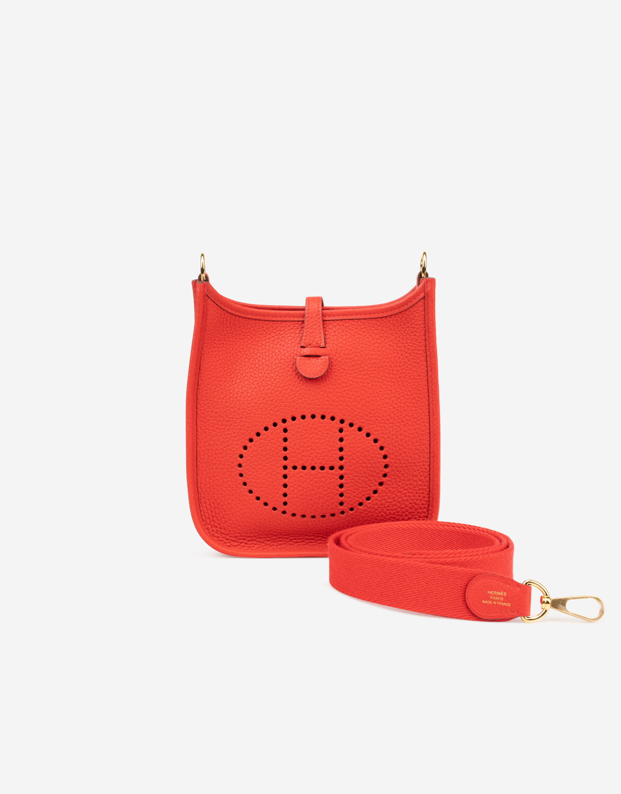 Hermés - Evelyne III 33 Taurillon Clemence Rouge