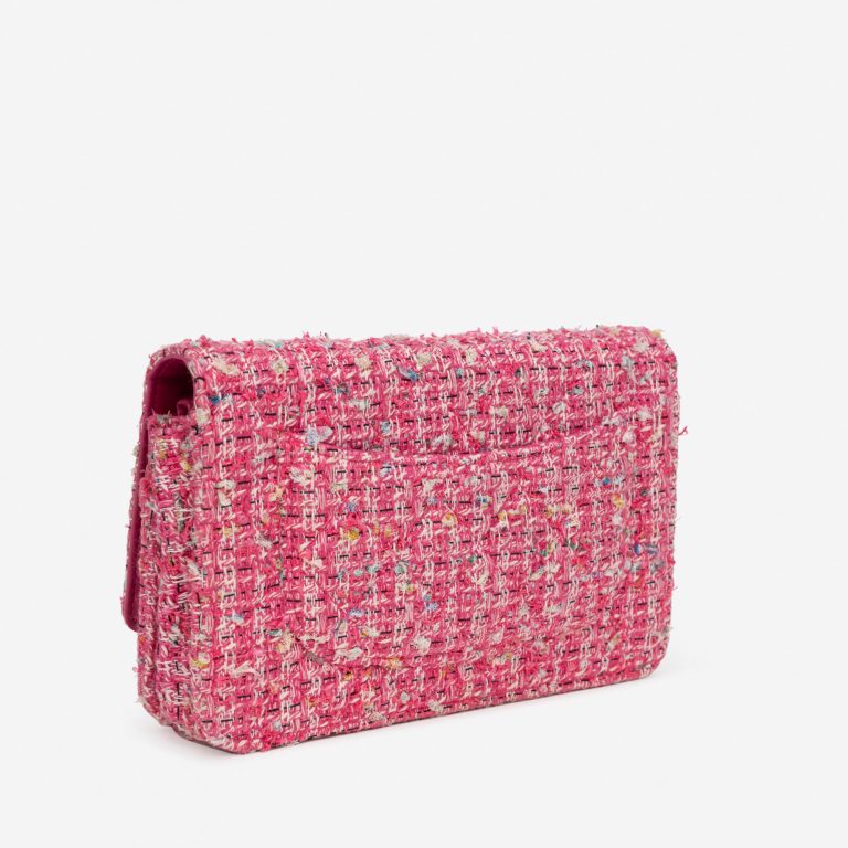 Pre-owned Chanel bag Timeless WOC Tweed Pink Multicolour, Pink | Sell your designer bag on Saclab.com