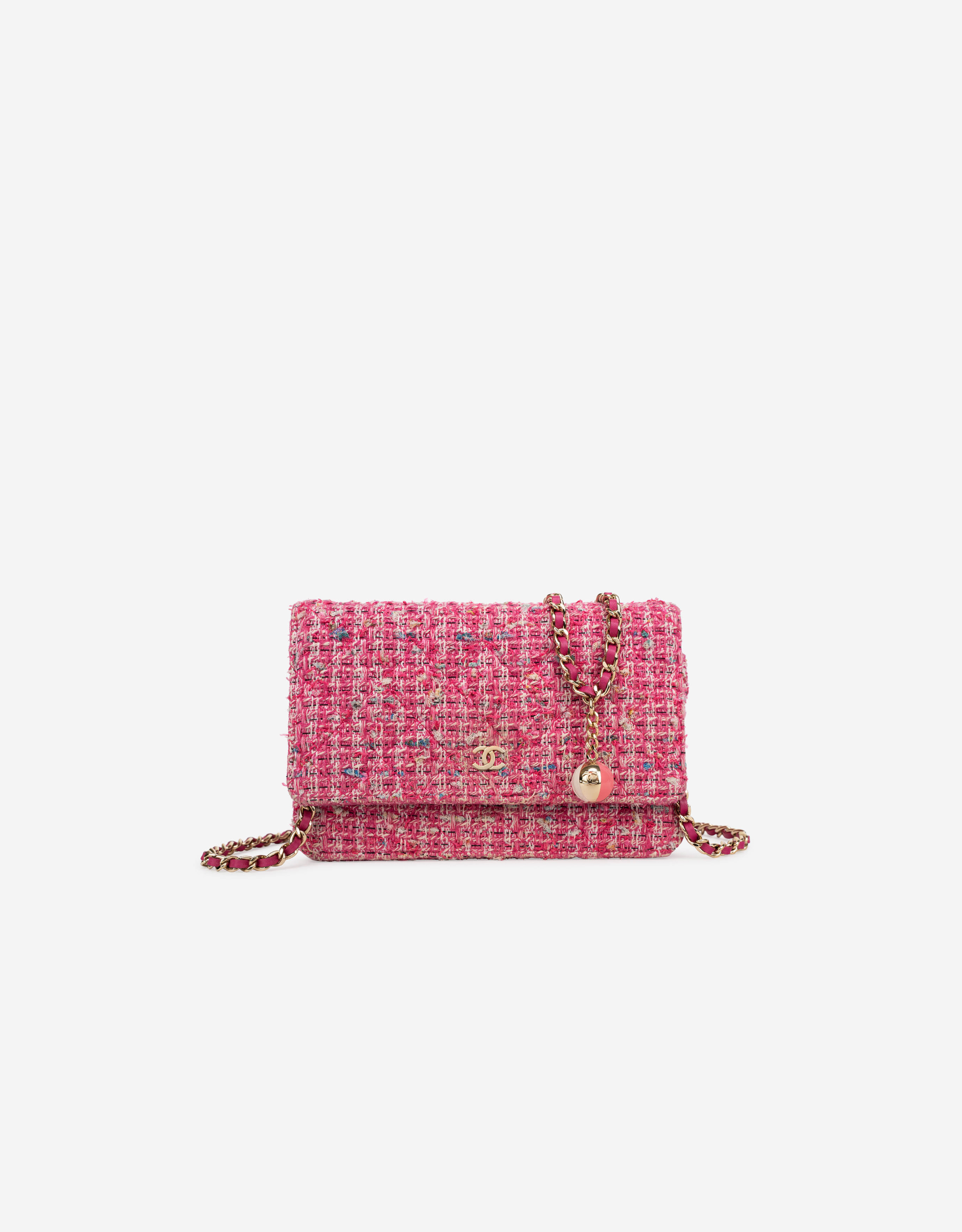 Chanel Timeless WOC Tweed Pink | SACLÀB