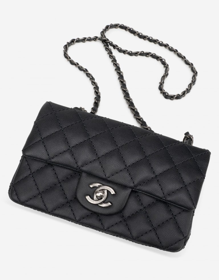 Chanel Timeless Mini Rectangular Caviar Gray