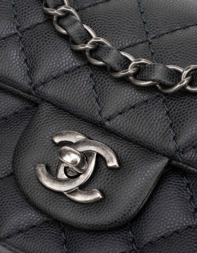 Chanel Timeless Mini Rectangular Caviar Gray