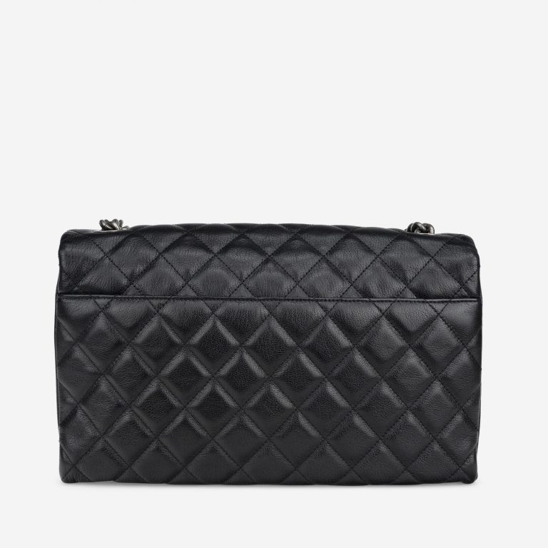 Chanel Timeless Jumbo Lammleder Schwarz