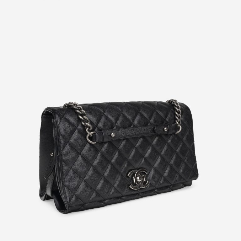 Chanel Timeless Jumbo Lammleder Schwarz