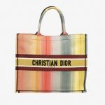 Pre-owned Dior bag Book Tote Large Canvas Multicolour Multicolour | Sell your designer bag on Saclab.com