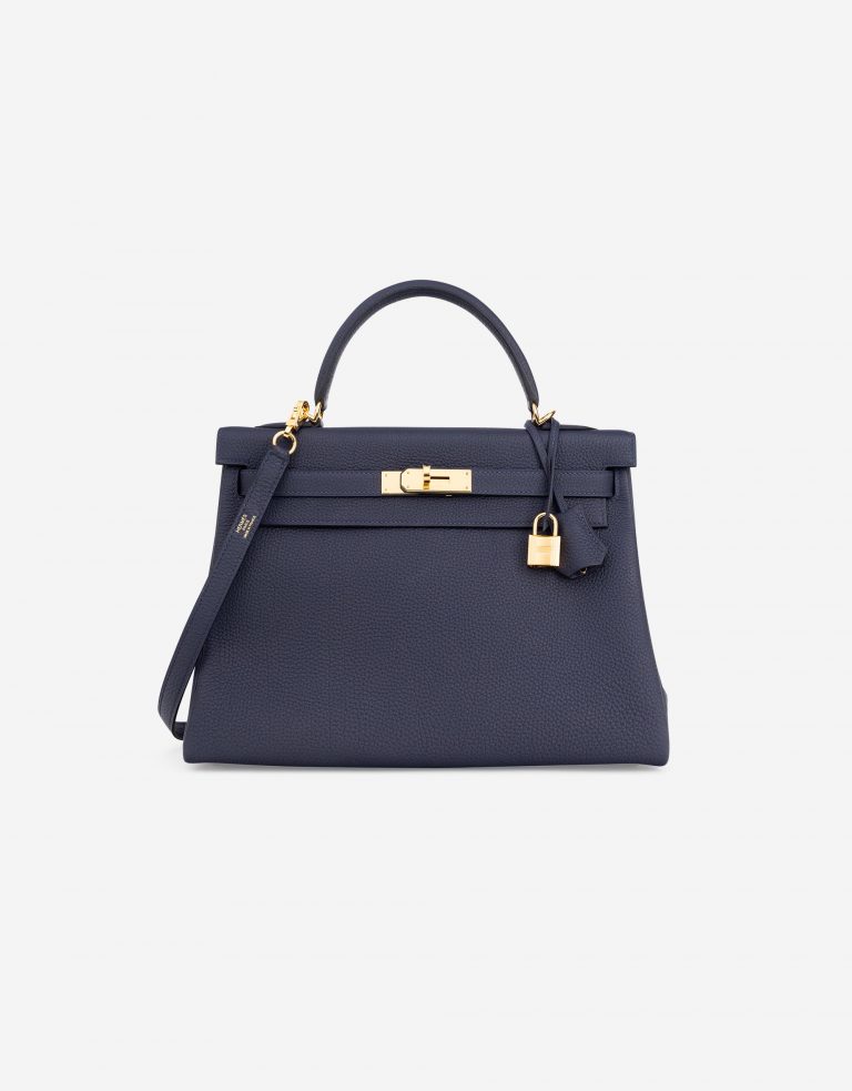 Hermès Kelly 32 Togo Blue Nuit