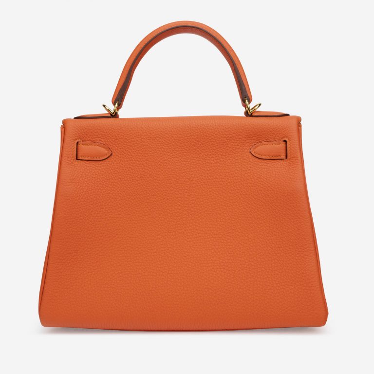 Hermès Kelly 28 Togo Feu