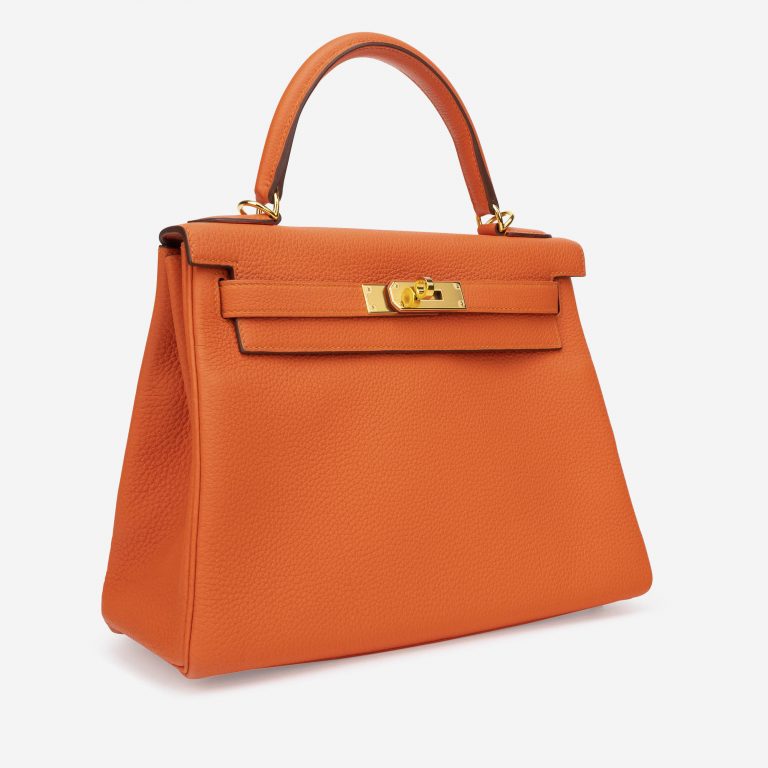 Hermès Kelly 28 Togo Feu