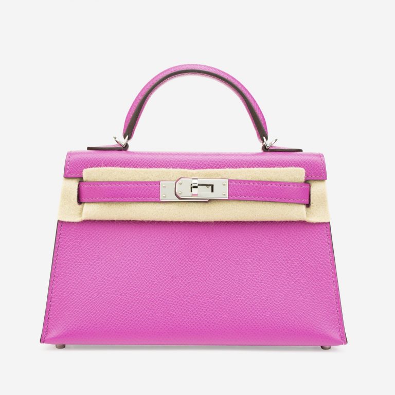 Pre-owned Hermès bag Kelly Mini Epsom Magnolia Pink | Sell your designer bag on Saclab.com