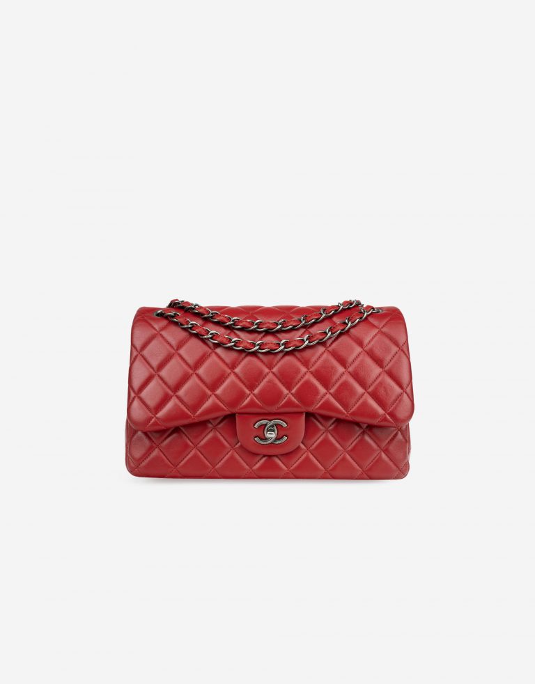 Chanel Timeless Classic Jumbo Lamb Red