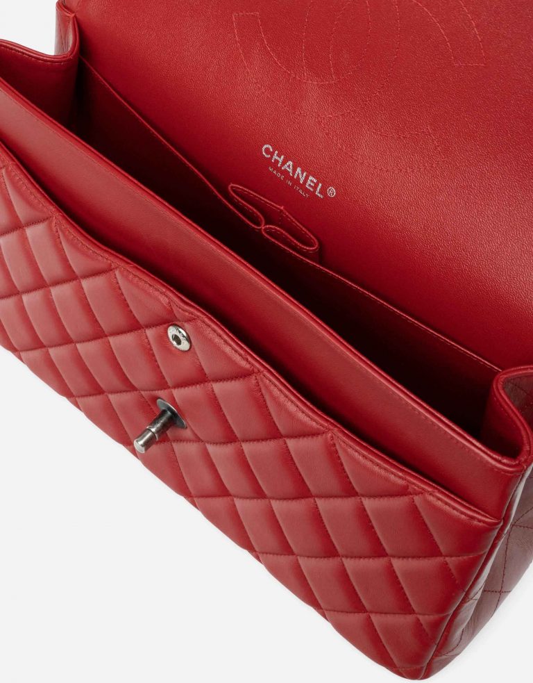 Chanel Timeless Classic Jumbo Lamb Red