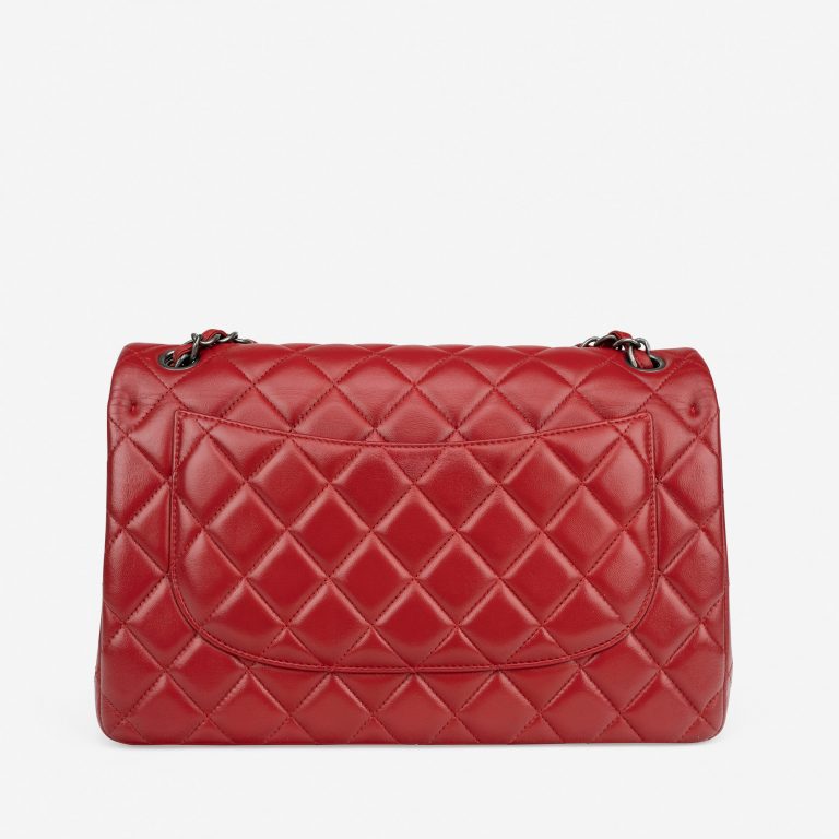 Chanel Timeless Classic Jumbo Lamb Red