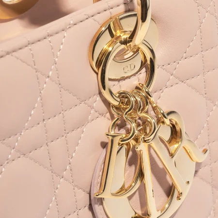 Lady Dior Pink Gold Hardware