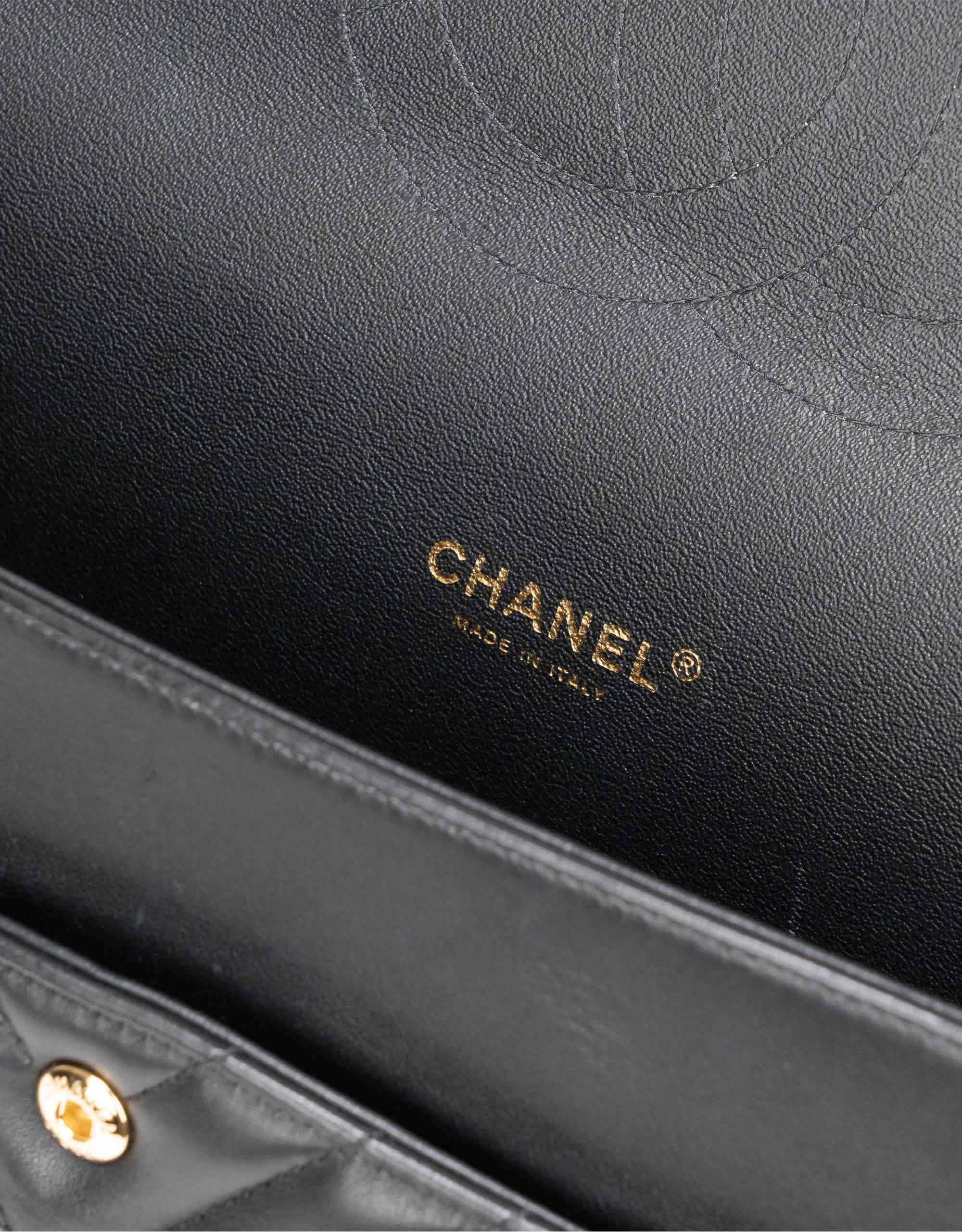Chanel Maxi All Black Chevron - NEW!