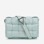 Bottega Veneta Cassette Medium Calf Topaz Blue  | Sell your designer bag on Saclab.com
