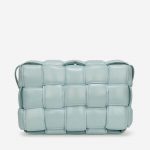Pre-owned Bottega Veneta bag Cassette Medium Calf Topaz Blue | Sell your designer bag on Saclab.com
