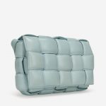 Bottega Veneta Cassette Medium Calf Topaz Blue  | Sell your designer bag on Saclab.com