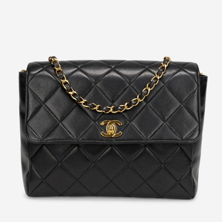 Pre-owned Chanel bag Timeless Small Lamb Black Black | Sell your designer bag on Saclab.com