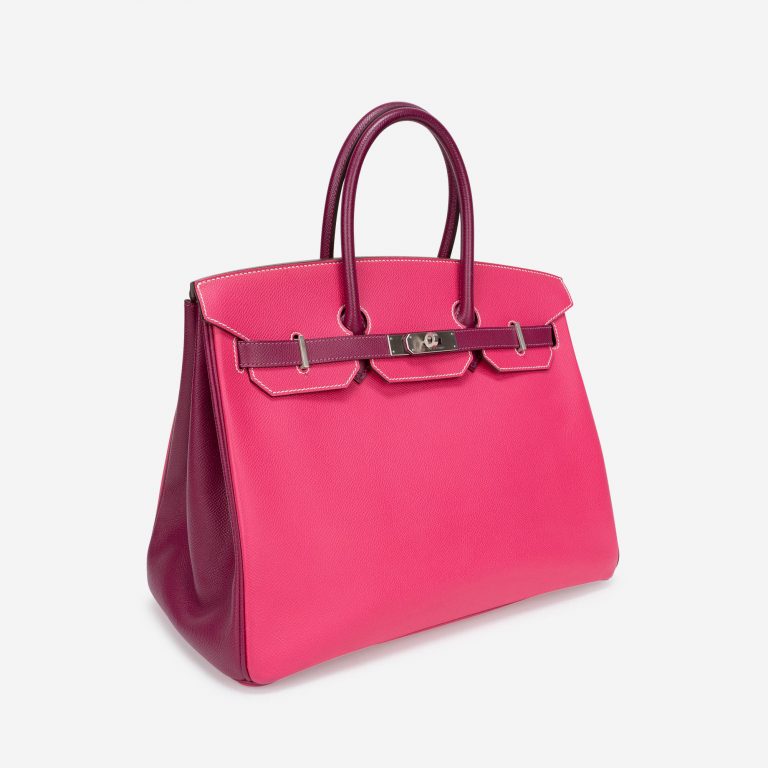 Pre-owned Hermès bag Birkin 35 HSS Epsom Rose Tyrien / Tosca Pink | Sell your designer bag on Saclab.com