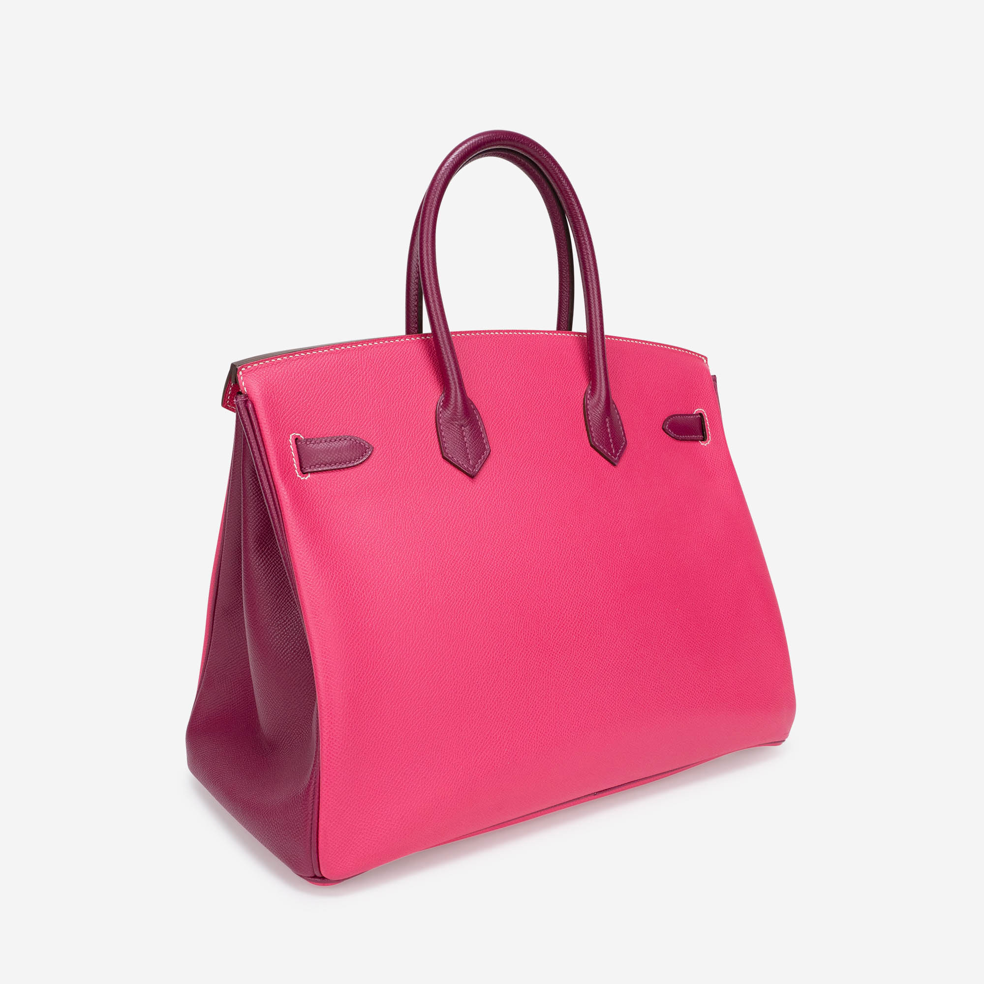 Pre-owned Hermès bag Birkin 35 HSS Epsom Rose Tyrien / Tosca Pink | Sell your designer bag on Saclab.com