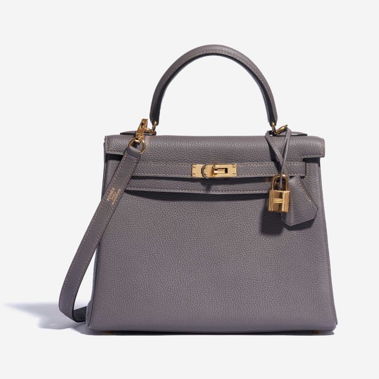 Hermès Kelly 25 Togo Etain