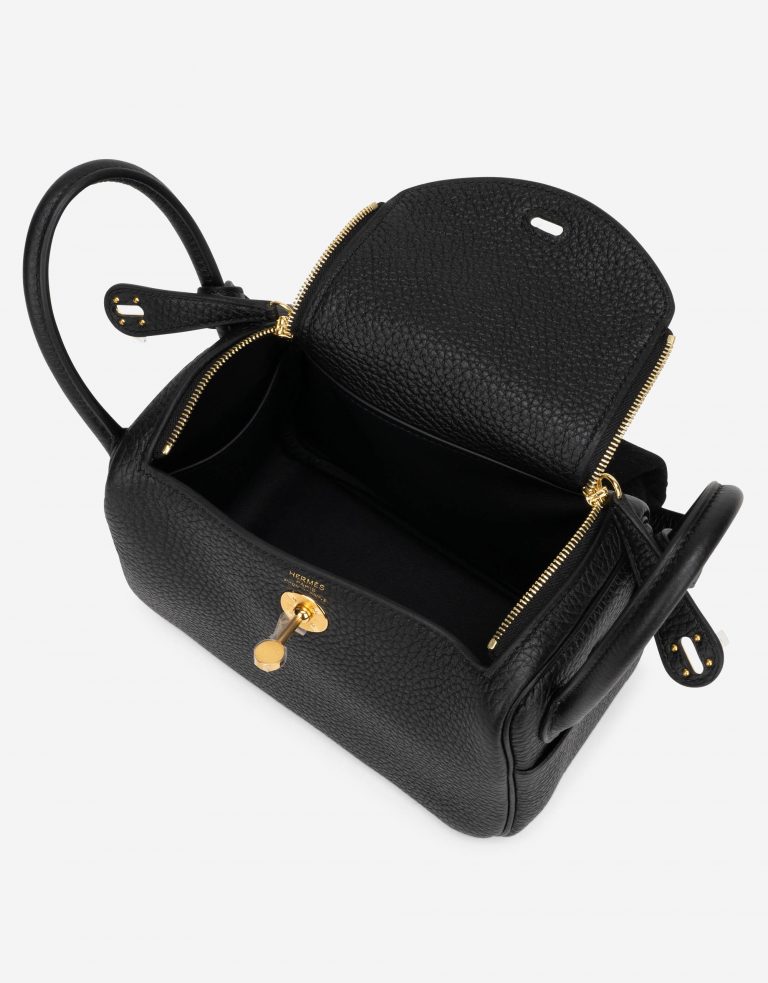 Hermes Lindy Mini Clemence Black