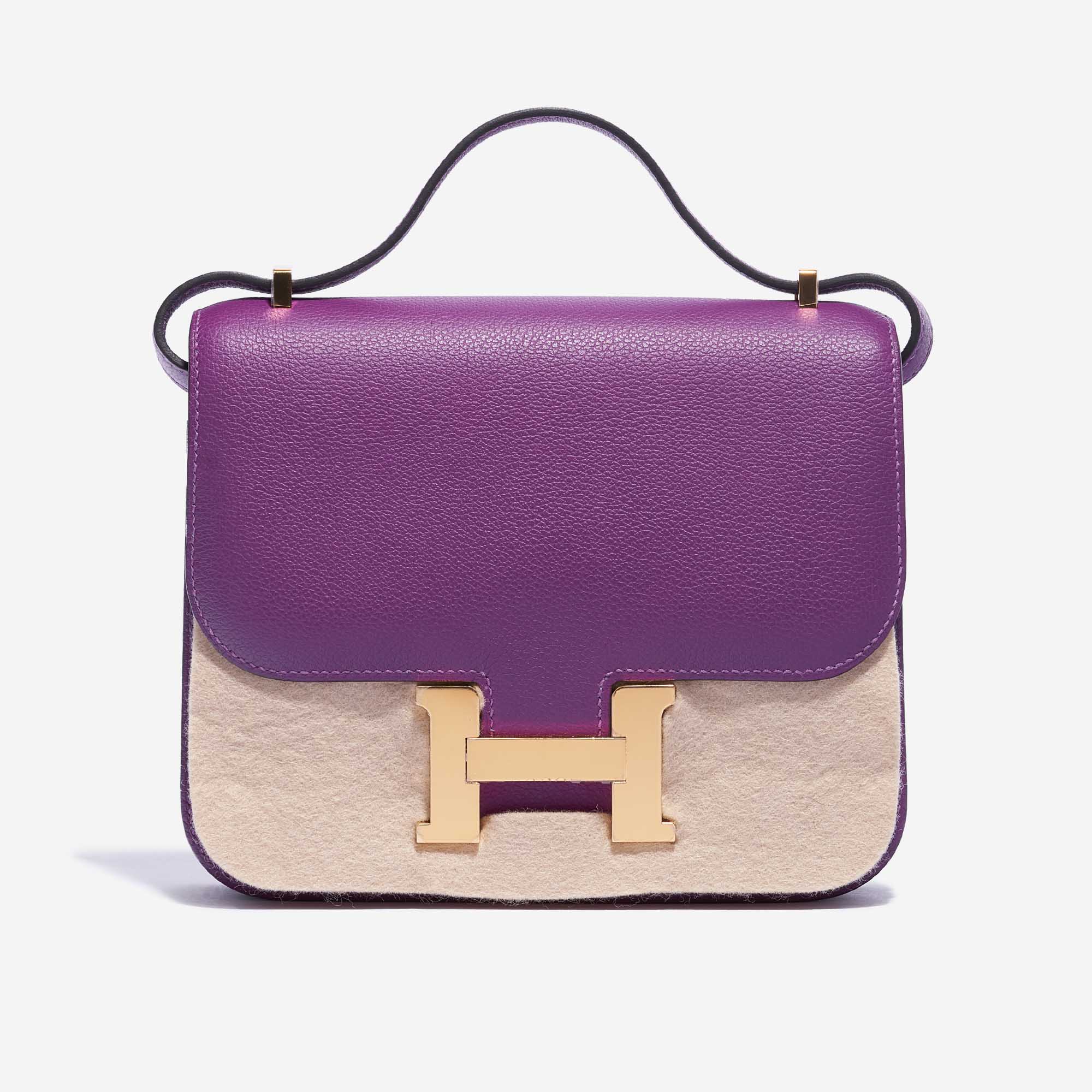 Hermes Evercolor Constance Wallet to Go Anemone