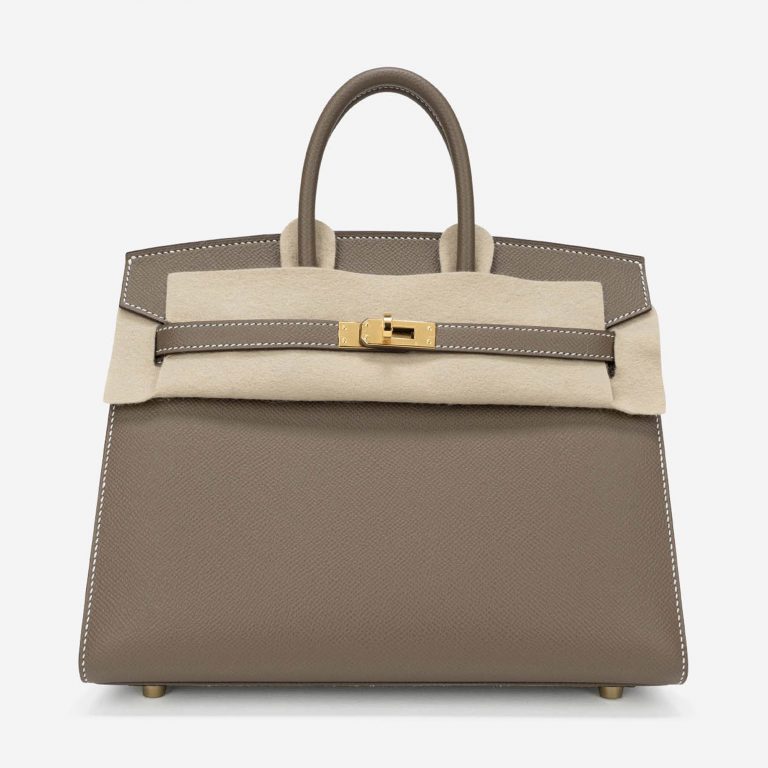 Hermès Birkin 25 Sellier Epsom Etoupe | SACLÀB