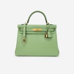 Hermès Kelly 32 Evercolor Vert Criquet