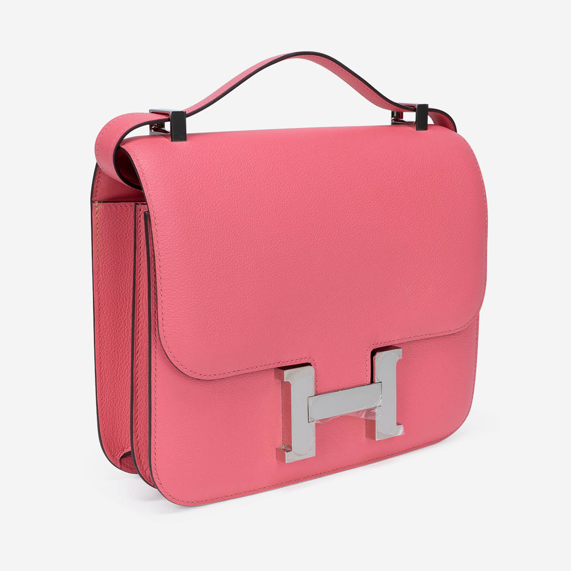 Hermès Evercolor Constance 24 - Pink Shoulder Bags, Handbags - HER559037