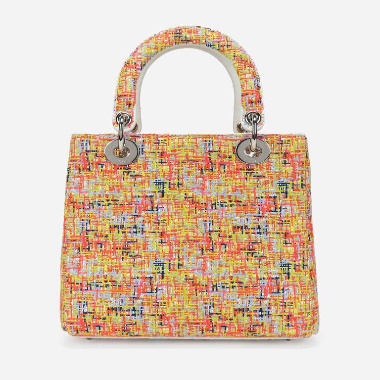 Gebrauchte Dior Tasche Lady Medium Tweed Multicolour Multicolour | Verkaufen Sie Ihre Designertasche auf Saclab.com