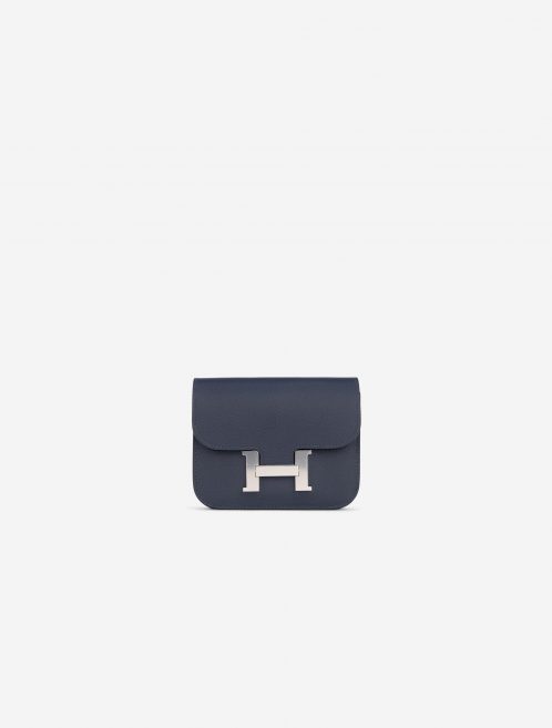 Gebrauchte Hermès Tasche Constance Portefeuille Slim Belt Bag Evercolor Blue Nuit Blue | Verkaufen Sie Ihre Designer-Tasche auf Saclab.com
