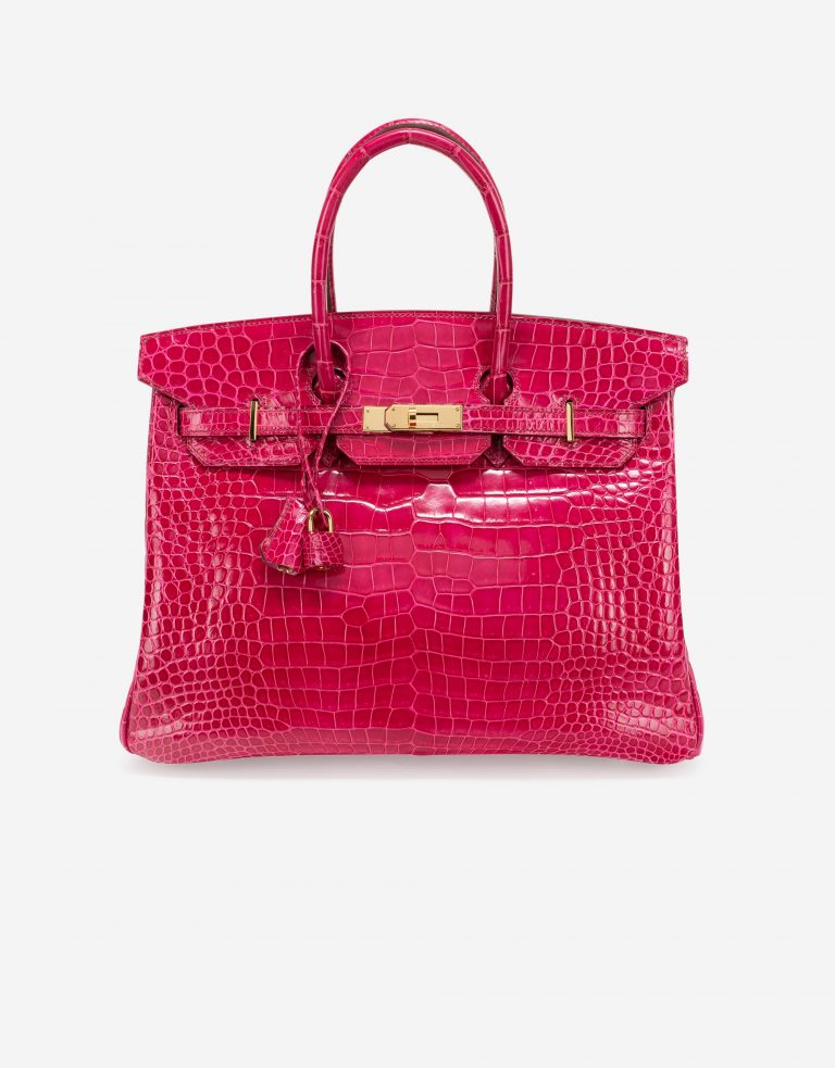 Hermès Birkin 35 Porosus Crocodile Rose Tyrien