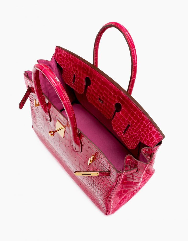 Hermès Birkin 35 Porosus Crocodile Rose Tyrien