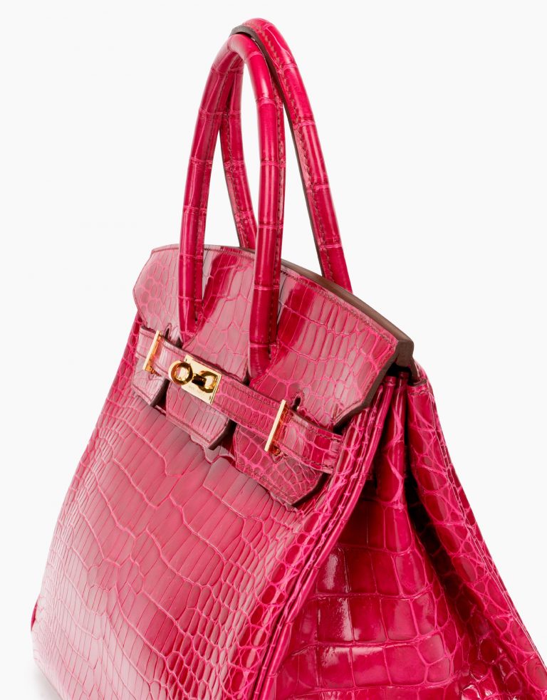 Hermès Birkin 35 Porosus Crocodile Rose Tyrien