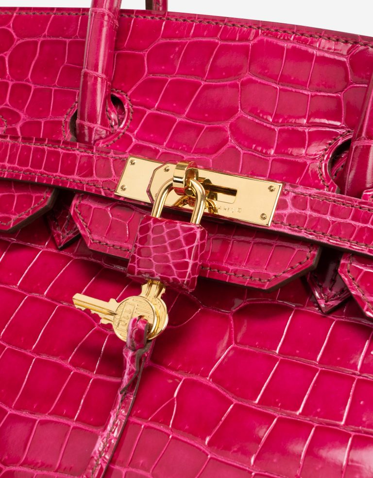 Hermès Birkin 35 Porosus Crocodile Rose Tyrien