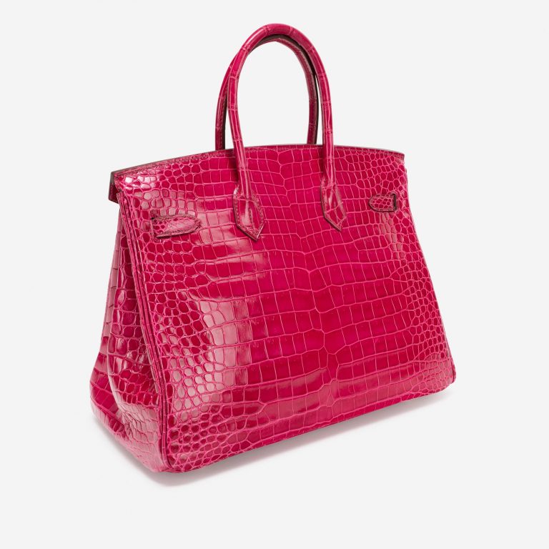 Hermès Birkin 35 Porosus Crocodile Rose Tyrien