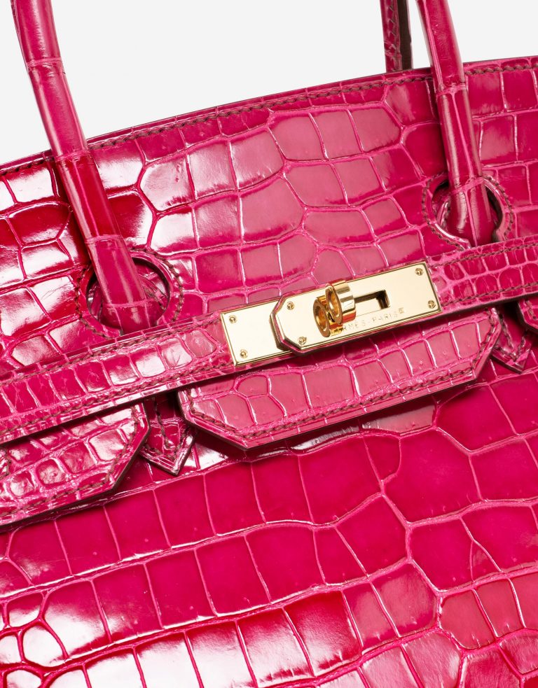 Hermès Birkin 35 Porosus Crocodile Rose Tyrien