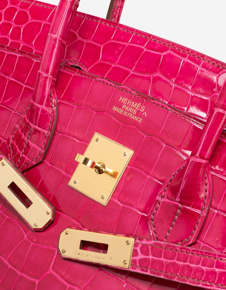 Hermès Birkin 35 Porosus Crocodile Rose Tyrien