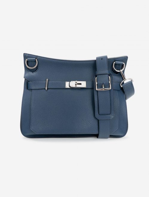Pre-owned Hermès bag Jypsiere 34 Togo Blue Blue | Sell your designer bag on Saclab.com