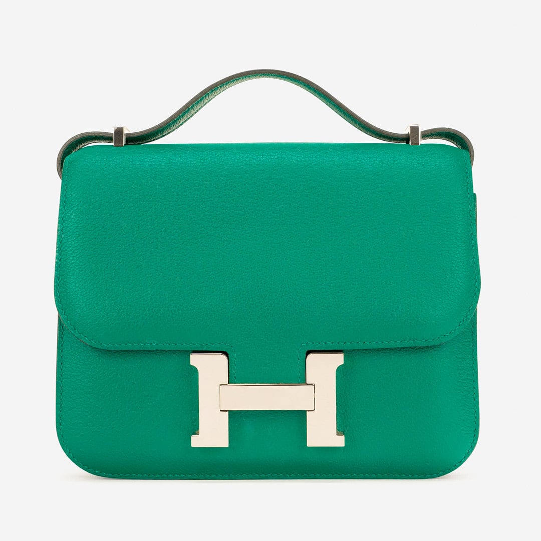 Hermes Vert Vertigo Epsom Constance 18cm Bag  Hermes handbags, Hermes  crossbody bag, Hermes constance bag
