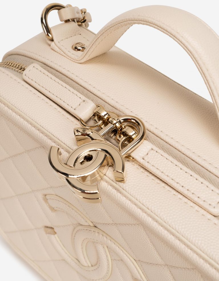 Chanel Vanity Taille moyenne Veau Grainé Beige