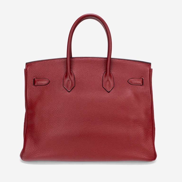 Pre-owned Hermès bag Birkin 35 Togo Rouge Grenat Red | Sell your designer bag on Saclab.com