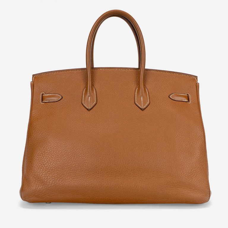 Pre-owned Hermès bag Birkin 35 Togo Gold Gold | Sell your designer bag on Saclab.com