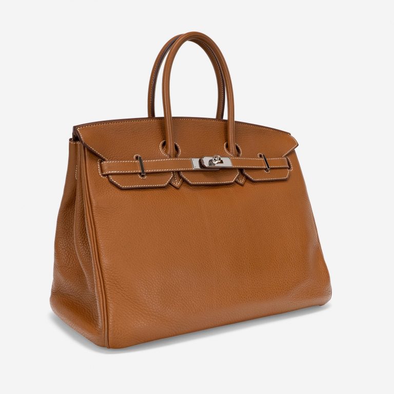 Pre-owned Hermès bag Birkin 35 Togo Gold Gold | Sell your designer bag on Saclab.com